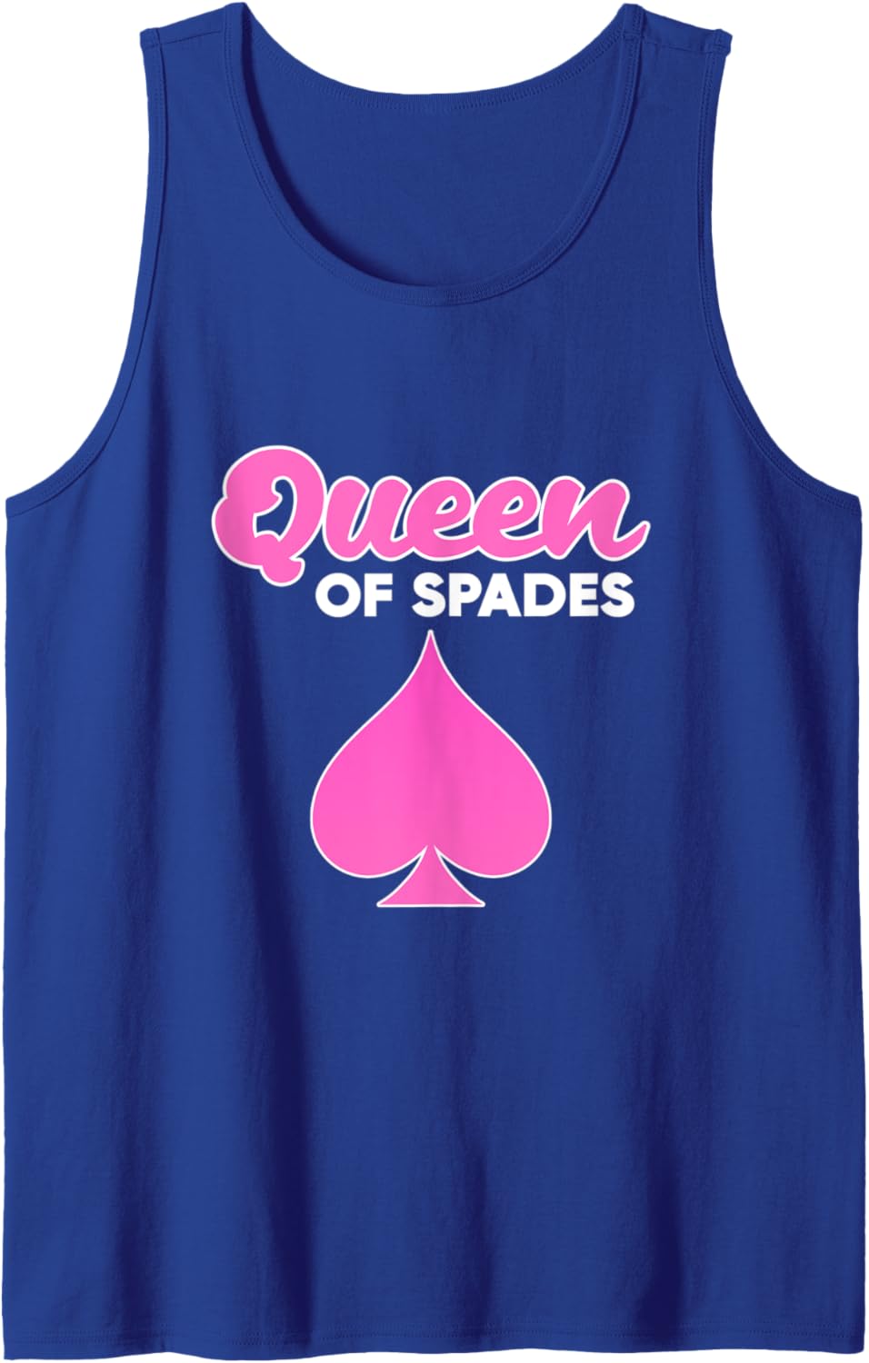 Spades Card Game Queen Spades Tank Top