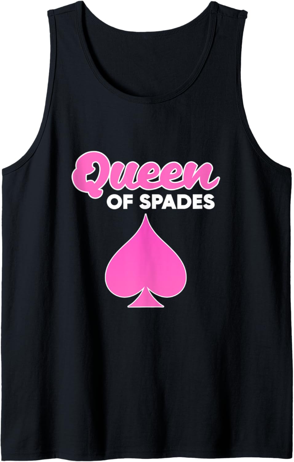 Spades Card Game Queen Spades Tank Top