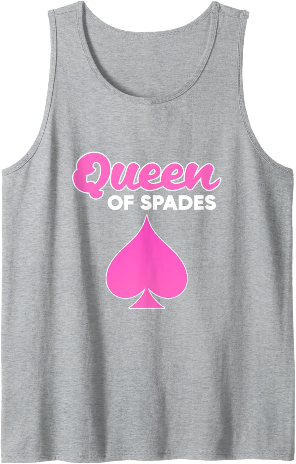 Spades Card Game Queen Spades Tank Top