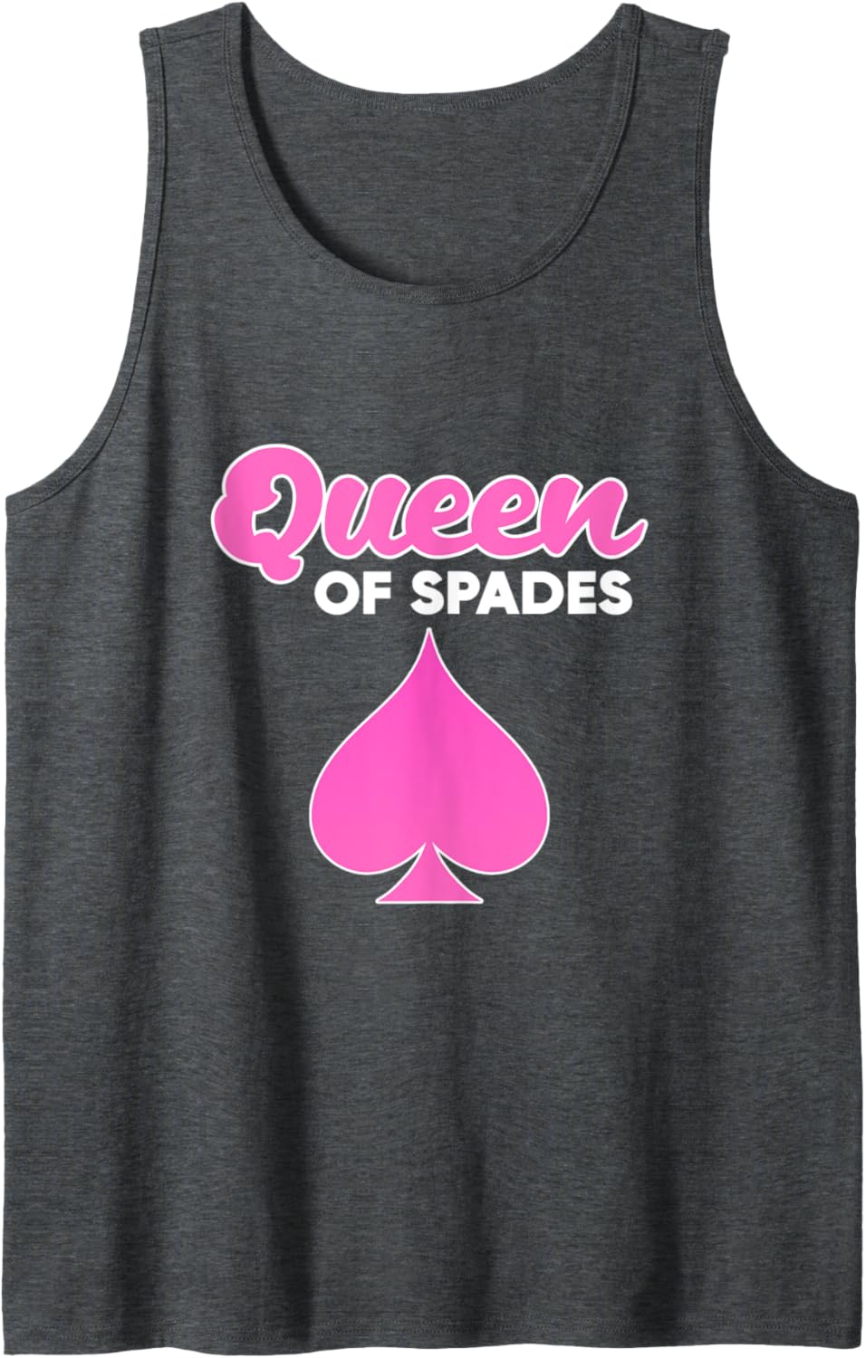 Spades Card Game Queen Spades Tank Top