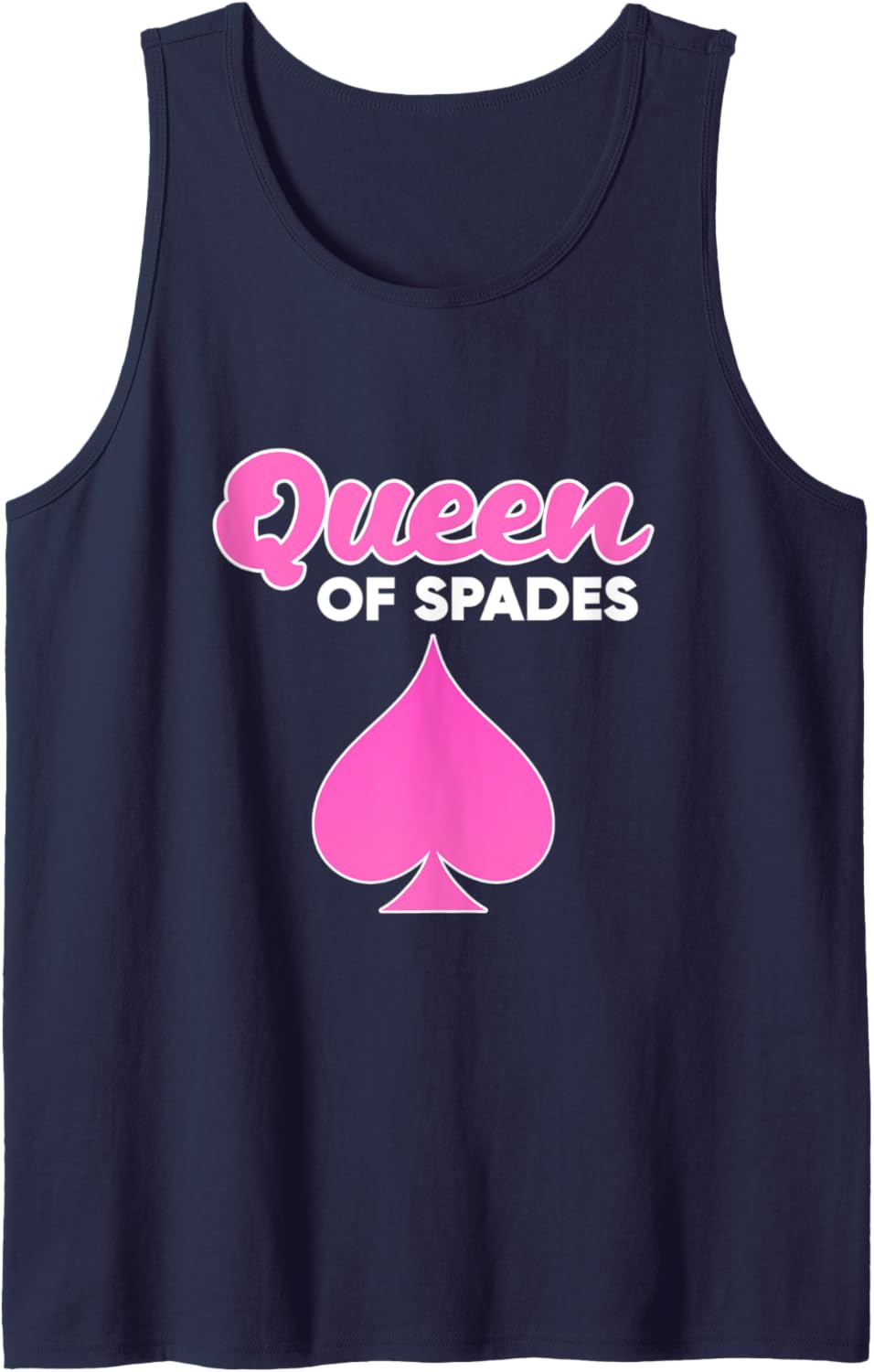 Spades Card Game Queen Spades Tank Top