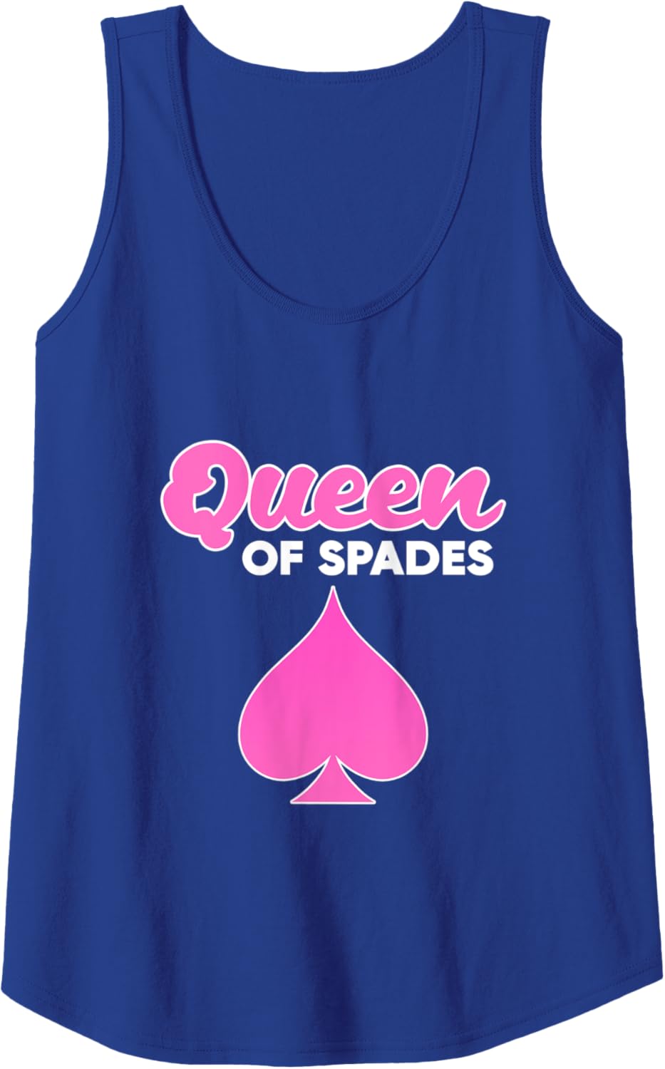 Spades Card Game Queen Spades Tank Top