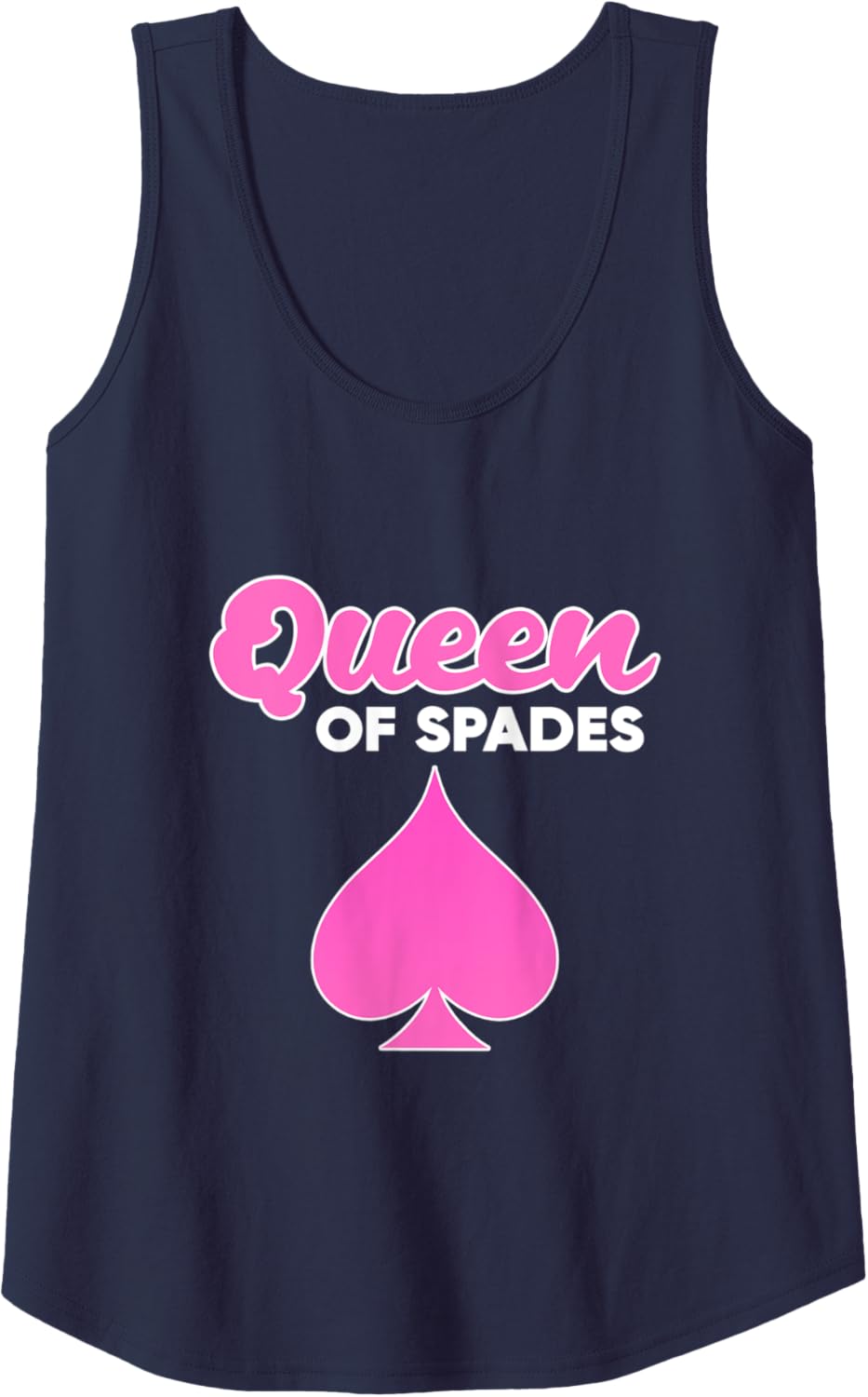 Spades Card Game Queen Spades Tank Top