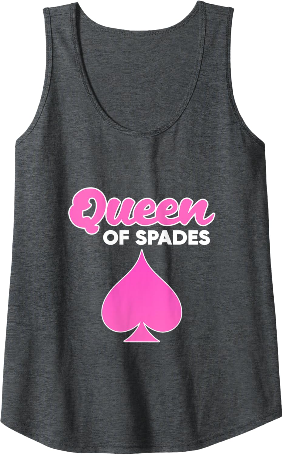 Spades Card Game Queen Spades Tank Top