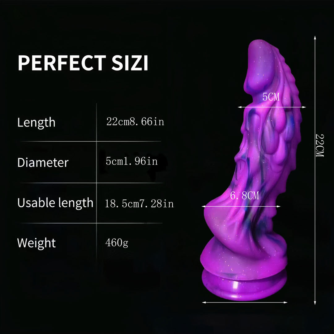 Starry Sky Kirin Silicone Fantasy Toy - Premium Liquid Silicone, 22cm Length