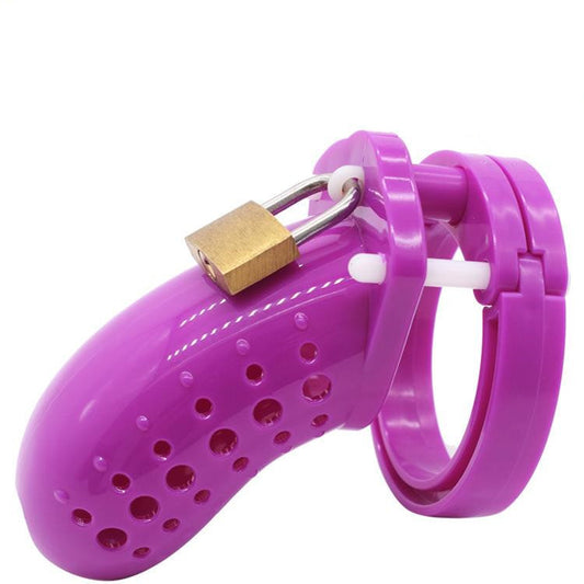 "Guardian Breath" Plastic Breathable Chastity Device – Multiple Color Options