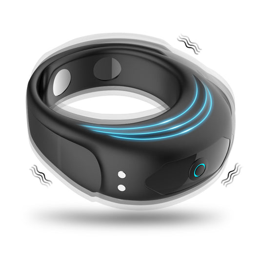 Men's Cock Ring – USB Charging Vibrating Massage Device