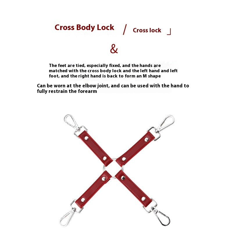 Elegant Bondage Set with Storage for Couples