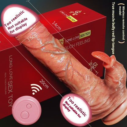 Swing Heating Peristaltic Telescopic Dildos