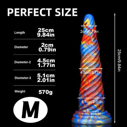 Super Soft Back Court Silicone Toy - Mixed Color, Multiple Sizes