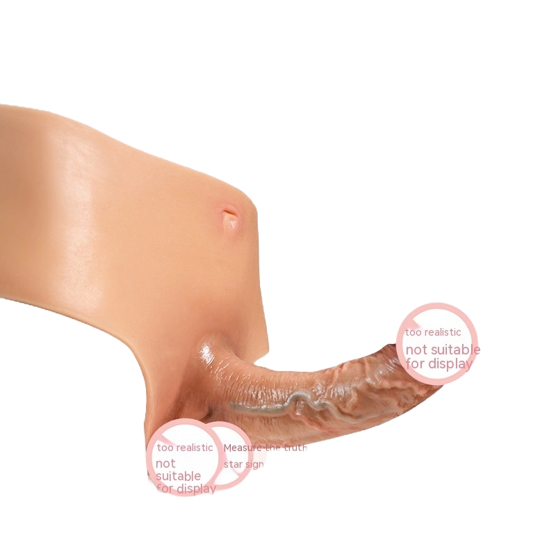 Unisex Wearable Simulation Fake Penis - Liquid Silicone, Multiple Sizes, Skin Color